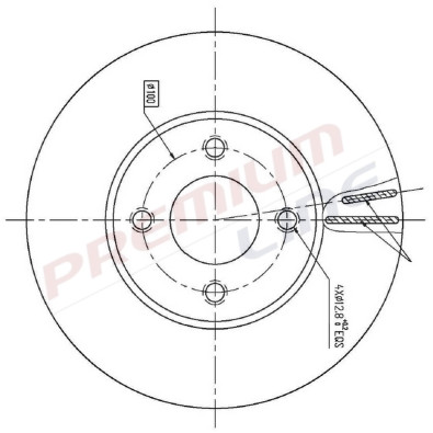 T24_COPPIA DISCHI FRENO DIAM 260 VENTILATO