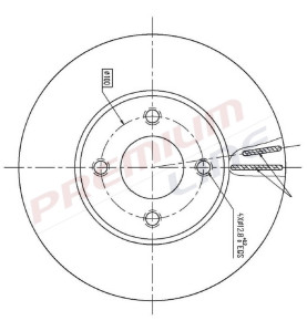 T24_COPPIA DISCHI FRENO DIAM 260 VENTILATO