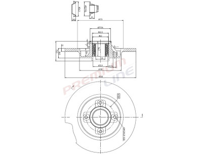 T24_COPPIA DISCHI FRENO DIAM 268 PIENO