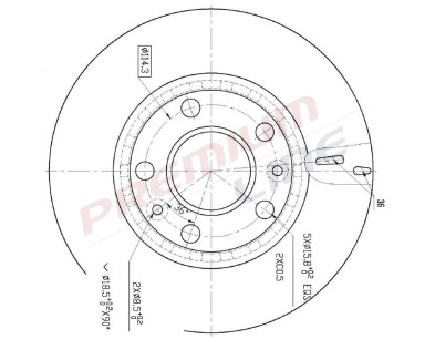 T24_COPPIA DISCHI FRENO DIAM 280 VENTILATO