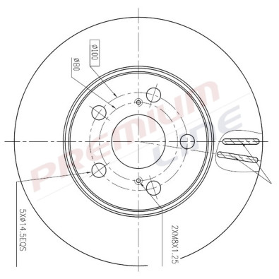 T24_COPPIA DISCHI FRENO DIAM 255 VENTILATO