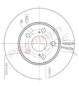 T24_COPPIA DISCHI FRENO DIAM 255 VENTILATO