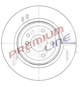 T24_COPPIA DISCHI FRENO DIAM  336 VENTILATO