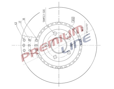 T24_COPPIA DISCHI FRENO DIAM  345 VENTILATO