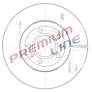 T24_COPPIA DISCHI FRENO DIAM 282 VENTILATO