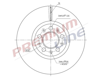 T24_COPPIA DISCHI FRENO DIAM 287/5 VENTILATO