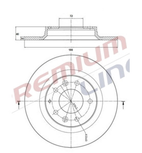 T24_COPPIA DISCHI FRENO DIAM 280 PIENO OE G25Y26251