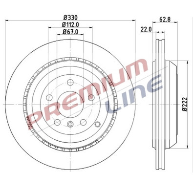 T24_COPPIA DISCHI FRENO DIAM  330 VENTIALTO OE 1644230612