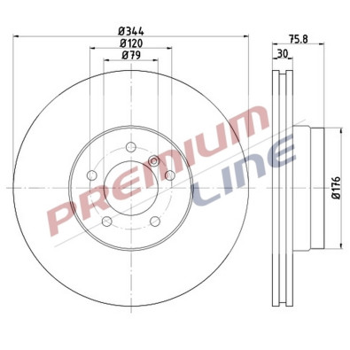 T24_COPPIA DISCHI FRENO DIAM  344 VENTILATO OE SDB000200