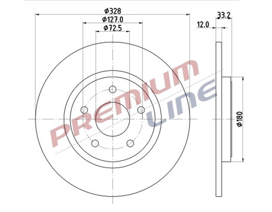T24_COPPIA DISCHI FRENO DIAM 328 PIENO