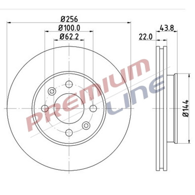 T24_COPPIA DISCHI FRENO DIAM 256 VENTILATO