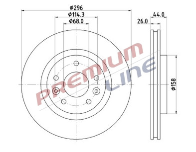 T24_COPPIA DISCHI FRENO DIAM 296 VENTILATO