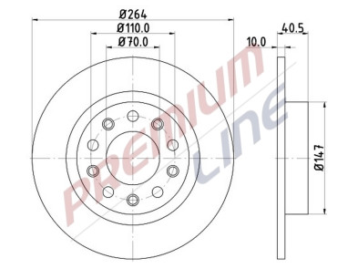 T24_COPPIA DISCHI FRENO DIAM 264 PIENO