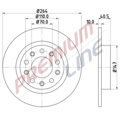 T24_COPPIA DISCHI FRENO DIAM 264 PIENO
