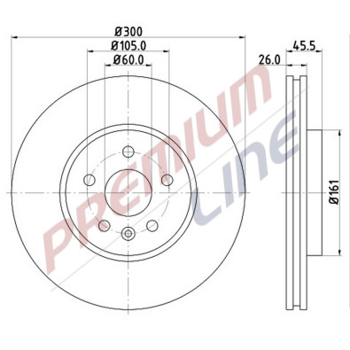 T24_COPPIA DISCHI FRENO DIAM 300 VENTILATO