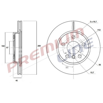 T24_COPPIA DISCHI FRENO DIAM 280 VENTILATO