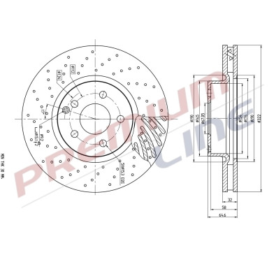 T24_COPPIA DISCHI FRENO DIAM  322 VENTILATO
