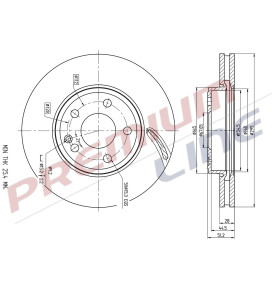 T24_COPPIA DISCHI FRENO DIAM 295 VENTILATO