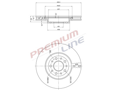 T24_COPPIA DISCHI FRENO DIAM 281 VENTILATO