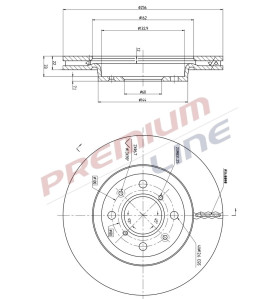 T24_COPPIA DISCHI FRENO DIAM 256 VENTILATO