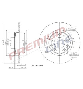 T24_COPPIA DISCHI FRENO DIAM 268 PIENO