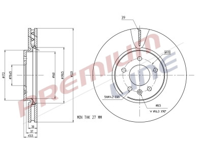 T24_COPPIA DISCHI FRENO DIAM 321 VENTILATO