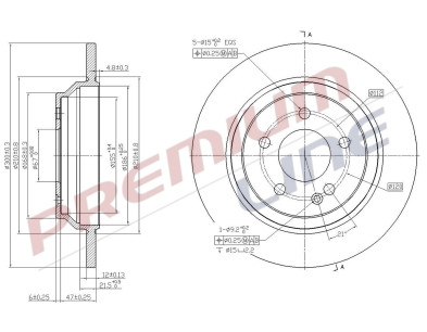 T24_COPPIA DISCHI FRENO DIAM 300 PIENO