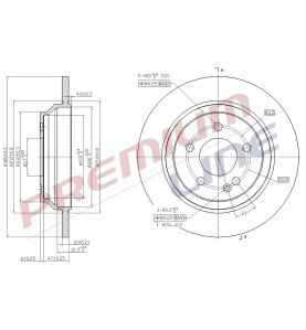 T24_COPPIA DISCHI FRENO DIAM 300 PIENO