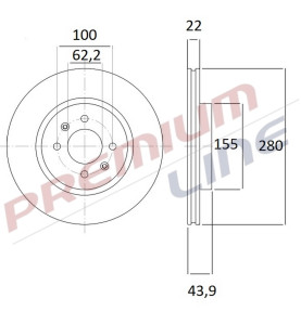 T24_COPPIA DISCHI FRENO DIAM 280 VENTILATO 51712C8500