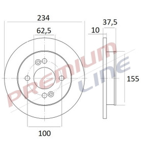 T24_COPPIA DISCHI FRENO DIAM 234 PIENO