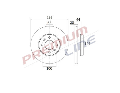 T24_COPPIA DISCHI FRENO DIAM 256 VENTILATO