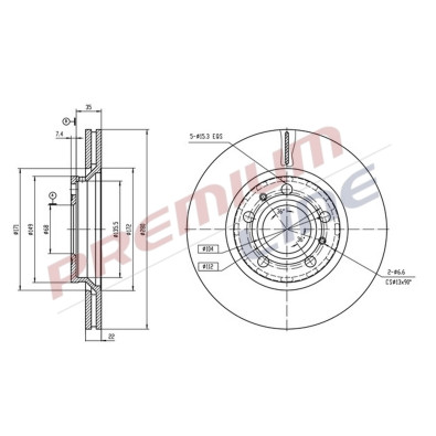 T24_COPPIA DISCHI FRENO DIAM 280 VENTILATO