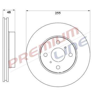 T24_COPPIA DISCHI FRENO DIAM 255 VENTILATO OE 4351212550