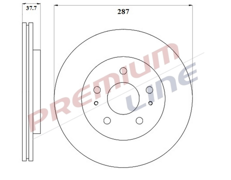T24_COPPIA DISCHI FRENO DIAM 287 VENTILATO OE 43512B4010