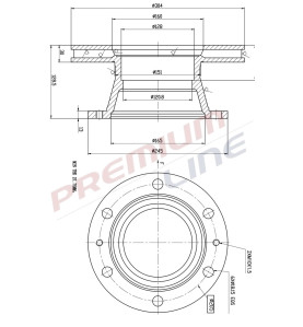 T24_COPPIA DISCHI FRENO DIAM 304 VENTILATO