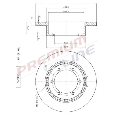 T24_COPPIA DISCHI FRENO DIAM 280 PIENO