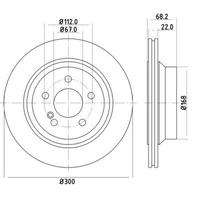T24_COPPIA DISCHI FRENO DIAM 300 VENTILATO