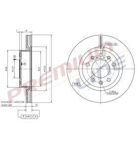 T24_COPPIA DISCHI FRENO DIAM 266 VENTILATO