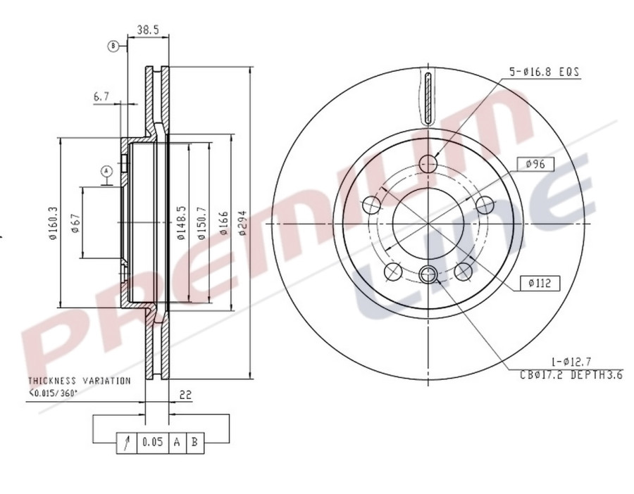 T24_COPPIA DISCHI FRENO DIAM 294 VENTILATO
