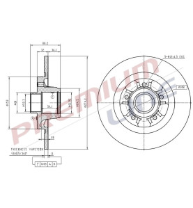 T24_COPPIA DISCHI FRENO DIAM 274/2 PIENO