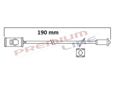 T24_SEGNALATORE DI USURA MM 190(1PZ)