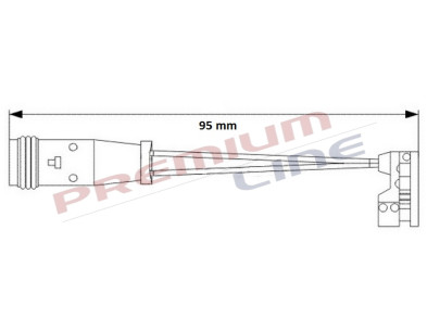 T24_SEGNALATORE DI USURA MM 95 (1PZ)