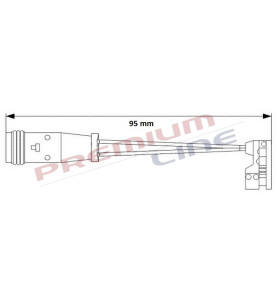 T24_SEGNALATORE DI USURA MM 95 (1PZ)