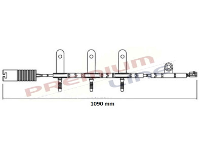 T24_SEGNALATORE DI USURA MM 1100(1PZ)