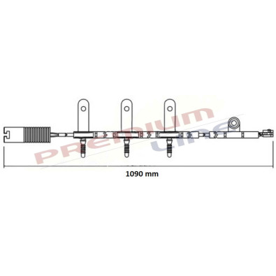 T24_SEGNALATORE DI USURA MM 1100(1PZ)