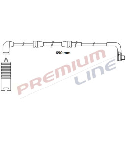 T24_SEGNALATORE DI USURA MM 690(1PZ)
