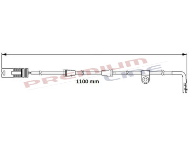 T24_SEGNALATORE DI USURA MM 1100(1PZ)