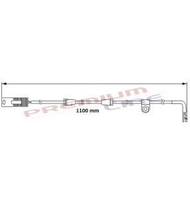 T24_SEGNALATORE DI USURA MM 1100(1PZ)