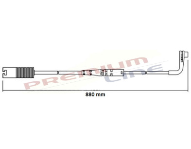 T24_SEGNALATORE DI USURA MM 880(1PZ)