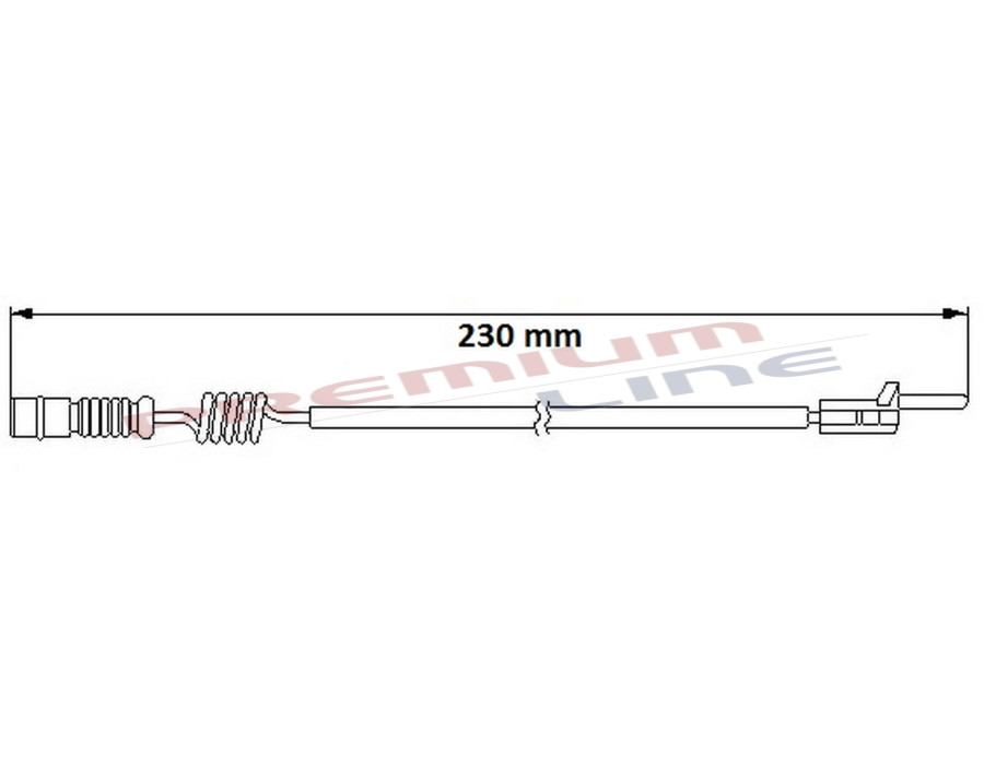 T24_SEGNALATORE DI USURA MM 230(1PZ)